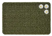 CLEAN MACHINE 10376914 Astroturf Dirt Trapper Doormat, 23.5" x 35.5", Daisy