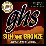 GHS Silk & Bronze Acoustic Guitar Strings; light gauges 11-49 Set 370