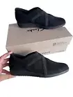 Clarks Womens Tamzen Step Black Leather Casual Comfort Slip-On Shoes 6 M NEW
