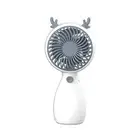 Portable Fan Eco-friendly Cartoon Shape High Speed Usb Rechargeable Mini Fan