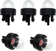 6 Pieces Primer Bulb Snap in Primer Bulb Pump Replacement for Craftsman Poulan Husqvarna Chainsaw Compatible with Roybi Homelite Zama Walbro Gas Trimmer Blower Brush Cutter
