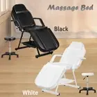 Beauty Massage Bed Table Tattoo Chair w Stool Set Facial Salon Barber Adjustable