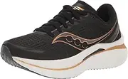 [Saucony] Women's Endorphin Speed 3 Running Shoe, Black/GOLDSTRUCK, 12