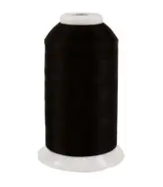 Superior Threads - So Fine! Black Polyester Thread 3-ply 50wt 3280 yds