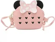 [Generic] Children's crossbody shoulder bag, girl's princess cute cartoon bag,Small Change mini bag