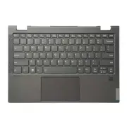 Laptop Keyboard Palmrest Cover for Lenov-o YOG-a C640-13IML Black US Backlit