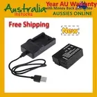 New Battery + Usb Led Micro Charger For Panasonic Lumix DMC-FZ200 DMC-FZ300 K