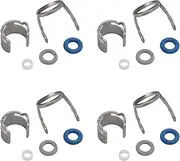 Fuel Injector Retaining Bracket O Ring Seal Kit 06D998907 - Compatible with Audi A3 Hatchback A4 Saloon A6 Avant TT Roadster, Perfect Replacement Kit for Fuel Injector Seals