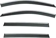 Window Visor Fit for Fiat Fit for Multipla MK1 1998-2010 CAR Window Visor Vent Wind Deflectors Visors Rain Guard Shades Visor Door Visor, HUIM SHSE3 STORE-1