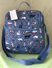 VERA BRADLEY CAT'S MEOW LUNCH CROSSBODY BAG :NWT