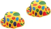 DEARMAMY Clown Hat Party Hat Decorative Hat Practical Hat Musical Hat Makeup Headband Hats Prom Headband Cosplay Clown Costume Clown Headwear Clown Costume Hat Non-woven Fabric Colorful