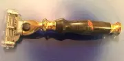 Handmade stabilized Maple burl safety Gillette Mach 3 /Venus shaving Razor