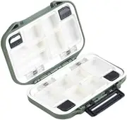 kokiya Compact Lure Box Fishing Tackle Organizer Multi Compartments Lightweight Fishing Supplies