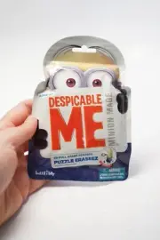 DESPICABLE ME Minion PUZZLE ERASER Blind Bag NEW Sealed Stocking Stuffer