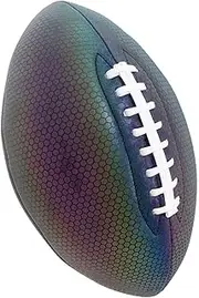 Ｓｉｍｈｏａ Glowing Rugby Ball American Football, Training Ball Lightweight Official Football Light up Rugby Ball for Exercise Accessory
