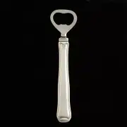 Georg Jensen Silver Bottle Opener, Long Handle - Old Danish/ Dobbelt Riflet - NE