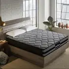 Double Size Mattress Bed Pocket Spring Quilting Top Layer Soft Knitted Fabric