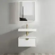600-1500*460*250mm Moonlight White Wall Hung Cabinet