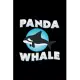 Panda Whale: 6x9 Orca Killer Whale - lined - ruled paper - notebook - notes