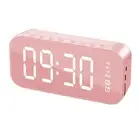 Digital Alarm Clock With BT Speaker Mirror Bedside Alarm Clocks Le PLM