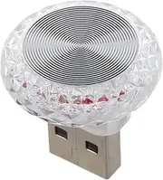 CHILDWEET Laptop Keyboard Light Eye-design Usb Car Atmosphere Lamp Round Led Lights for Car