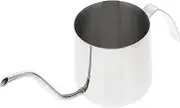 Stainless Steel Gooseneck Coffee Kettle: Long Narrow Drip Spout Coffee Pot Hanging Ear Pour Over Coffee Kettle Tea Pot with Scale for Coffee Maker Silver
