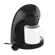BRENTWOOD TS-112B Single-Serve Coffee Maker with Mug (Black)
