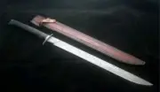 Handmade 30 Inches Damascus Steel Hunting Sword, Machete With Sheath