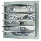 3852 CFM Silver Electric Powered Gable Mount Shutter Fan/Vent