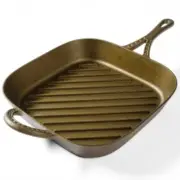Wanda June Home By Miranda Lambert 11 Inch Cast Iron Pre-Seasoned Square Grill