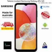 TELSTRA SAMSUNG GALAXY A14 4G 4GX 128GB BLACK 6.6″ SEALED BRAND NEW EXPRES POS