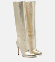 [Paris Texas] Paris Texas Metallic leather knee-high boots AU 5 silver