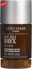 L'OCCITANE Eau Des Baux Stick Deodorant, 75g, Woody Scent, Luxury Men's Care