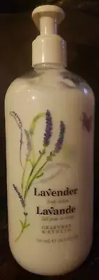 ***CRABTREE & EVELYN Lavender Body Lotion With Pump 16.9 oz