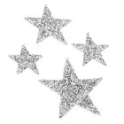 20pcs Rhinestone Star Patches Iron On Patches Sew On Patches For Clothes Bags