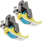 LT Easiyl 2Pcs Sturdy Roller Presser Foot Sewing Machine Accessory Suitable for Industrial Sewing Machine Home Sewing Projects Parts(4x1.1cm)