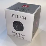 Rokinon 24mm F2.8 AG Autofocus Compact Wide Angle Owns Full Frame Sony E-Mount