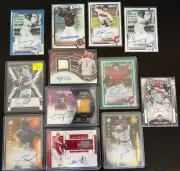 Auto Baseball Card Lot w/ Rookies, Patches, #'d /7 /25 /50, Sandoval, Paddack
