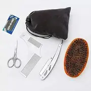 Shaving Set Mens Beard Grooming Kit With Shaving Razor Metal Beard Comb Hot