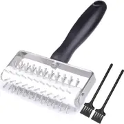 Pizza Dough Docker Roller Stainless Steel, Pin Puncher Dough Hole Maker, Dock...