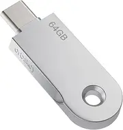 Orbitkey USB-C | Thumb Drive with Fast Transfer Chip | Slim Profile Compatible Key Organizer & Key Ring