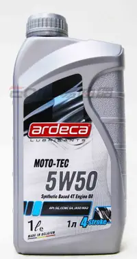 在飛比找樂天市場購物網優惠-ARDECA MOTO-TEC 5W50 4T 合成機油 機