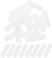 uxcell 7.9x38mm (IDxL) Rubber End Caps, 16 PCS Rubber Caps High Temp Tips Screw Silicone Flexible Thread Protector for Pipes Screw Blots Tube Fishing Jigs