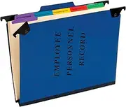Pendaflex Hanging Employee/Personnel Folders, Letter Size, Blue, 10 per Box (SER-2-BL)