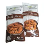 Food Life Balanced Ready To Eat Beef Stew 24oz Exp. 12/27 Pack Of 2
