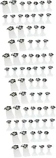Healeved 9 Sets Silicone Toe Separators Comfortable Nail Art Dividers Toe Spacers for Women Nail Polish