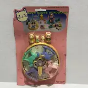 Vtg 90s Meow Meow’s Wonderland Cats Fun Fair Playset Plasticsam new (bin10