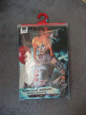 Smiffys IT Chapter Two Pennywise Ladies Costume For Adults, Mini Dress