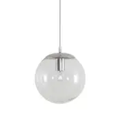 Domus Bubble Modern Clear 200mm Ball Single Pendant Light