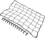 Alipis 1 Set Roof Storage Net for Car Durable Cargo Organizer with Hooks Versatile Bungee Mesh for Outdoor Camping Travel Motorcycle Adventures